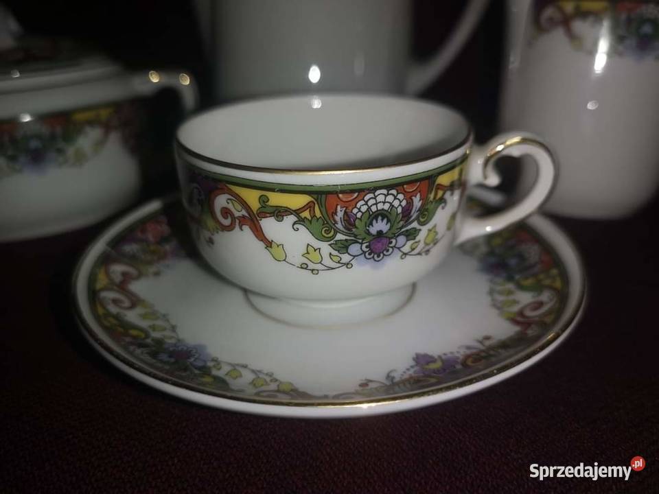 Serwis do mocci KPM Sygnatury 1904 45 r pomorskie Gdańsk
