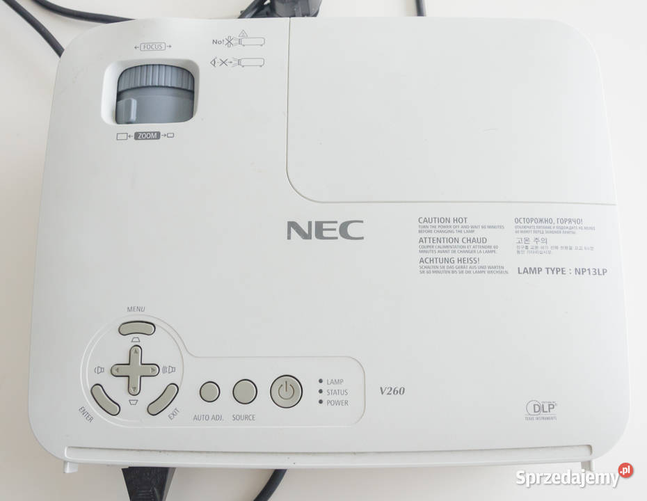 Projektor NEC NPV260G DLP SVGA s-video Częstochowa