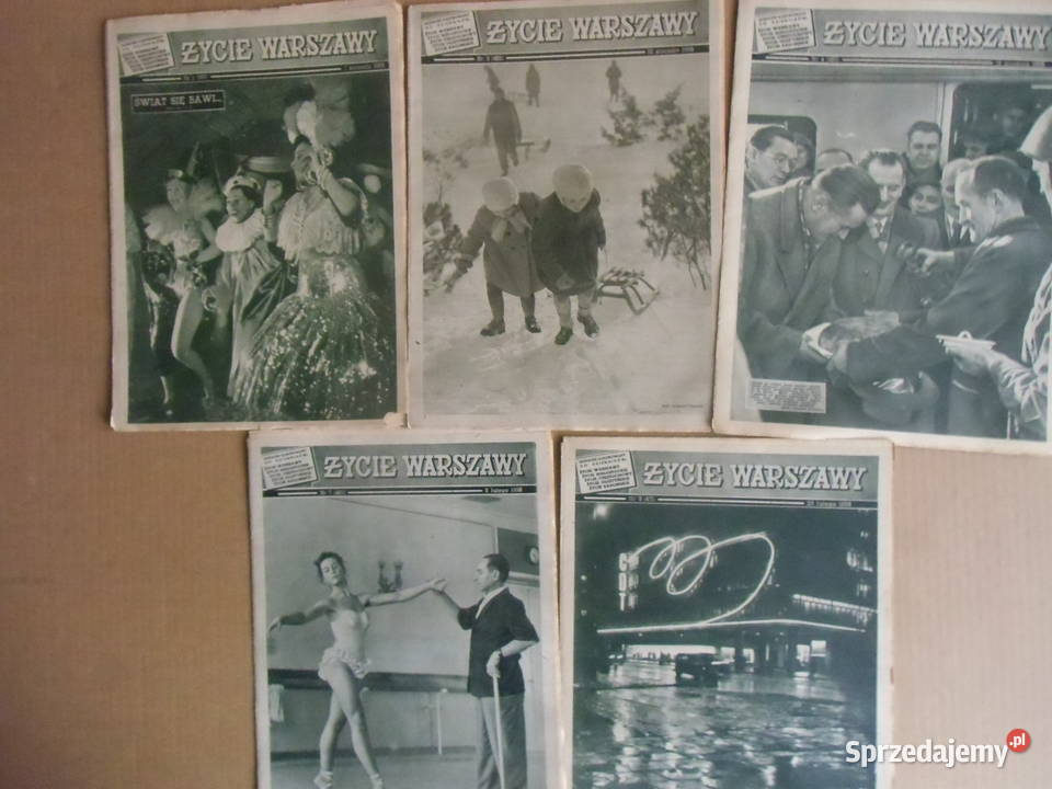 ZYCIE WARSZAWY z 1958rokuwydania niedzielne wiec Grudziądz