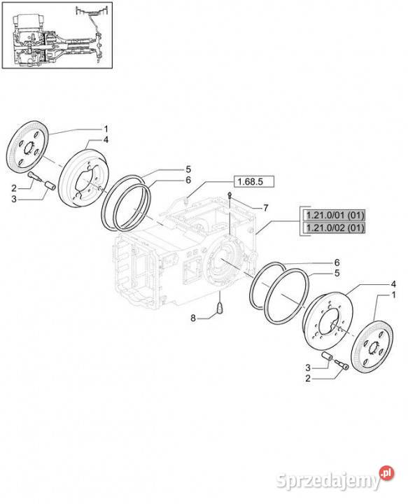 Holland T6010 T6070 Tarcza hamulcowa 5191497 Jastrzębniki sprzedam