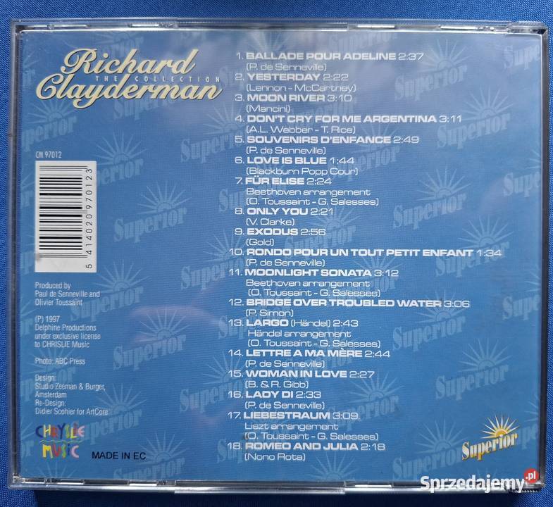 Richard Clayderman The collection CD