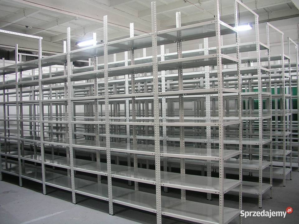 Regały magazynowe metalowe 100 mb likwidacja Warszawa