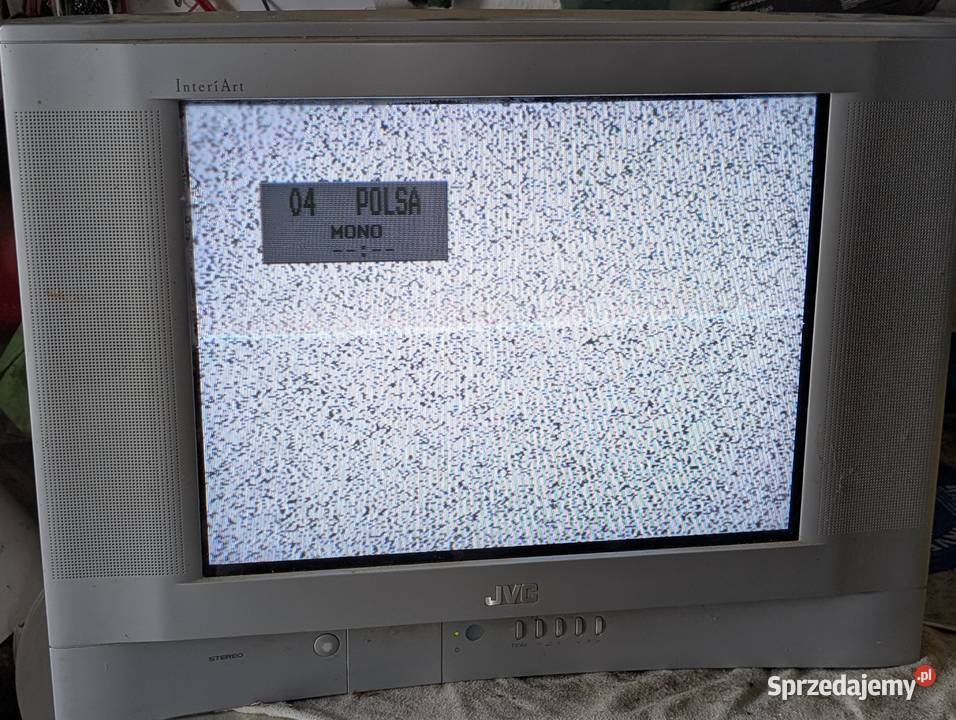 Duży telewizor kineskopowy JVC InteriArt Wtelno