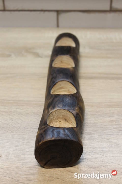 świecznik drewnainy Siekierki Małe