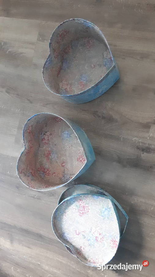 2 pudełka w kształcie serca Gliwice
