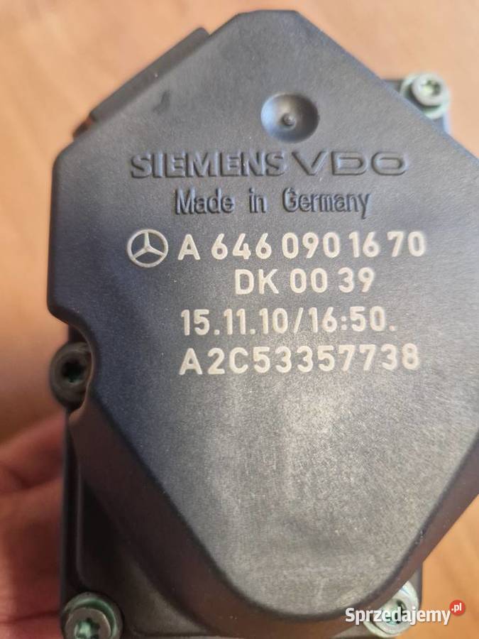 PRZEPUSTNICA MERCEDES SPRINTER 22CDI SILNIK OM dostawcze mazowieckie