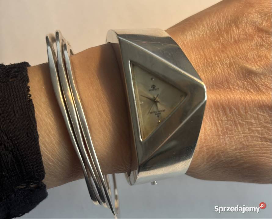 Srebrny zegarek