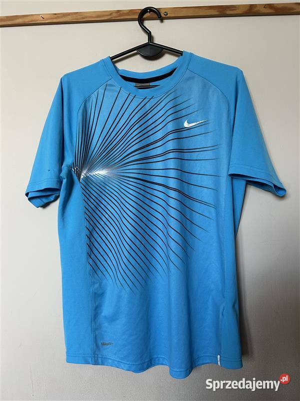 Niebieska męska koszulka sportowa NIKE M OKAZJA lubelskie Zamość sprzedam
