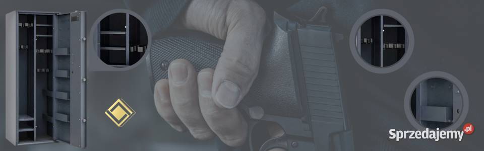 SZAFA sejf na broń długą Siegen Kombi S1 580 Sport i Wypoczynek wielkopolskie Poznań