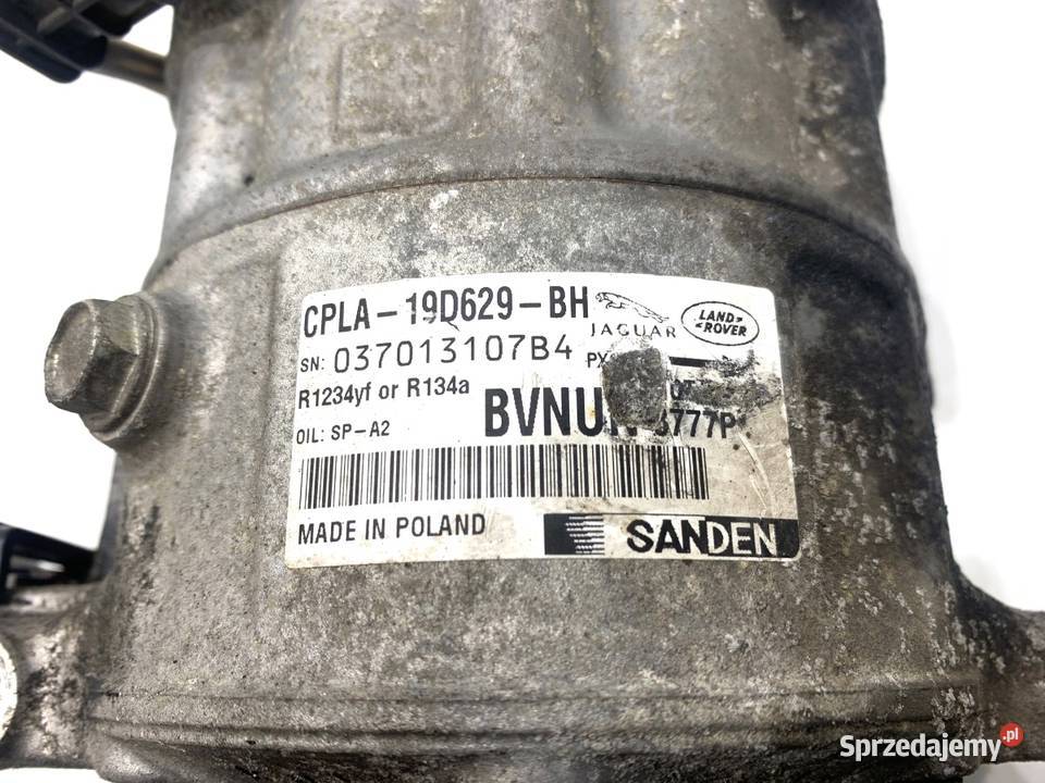 SPRĘŻARKA KLIMATYZACJI JAGUAR XF II CPLA19D629BH Kompresory klimatyzacji
