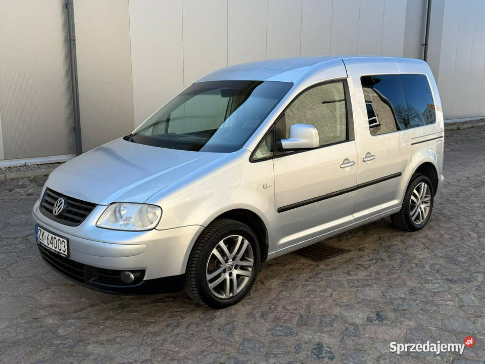 Volkswagen Caddy 19 TDI life 5osobowy Bluetooth immobilizer Koszalin