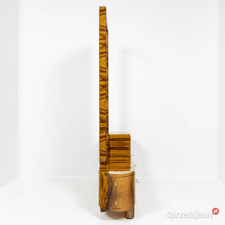 Toaletka lustro art deco orzech połysk Polska Meble Swarzędz