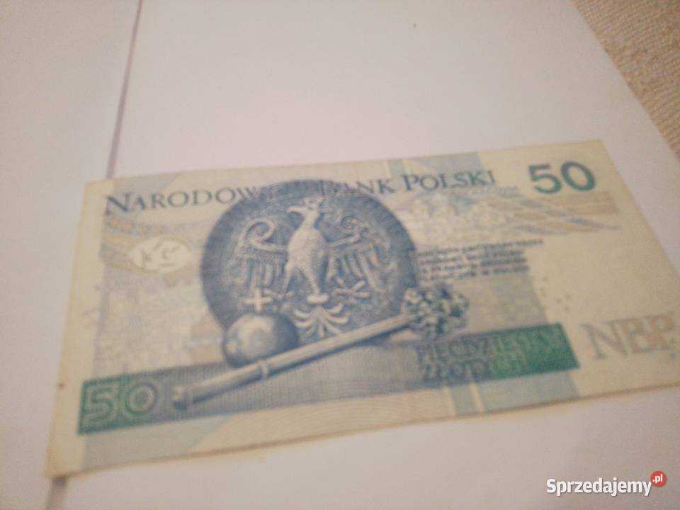Banknot 50zl AO7111111 małopolskie Kraków