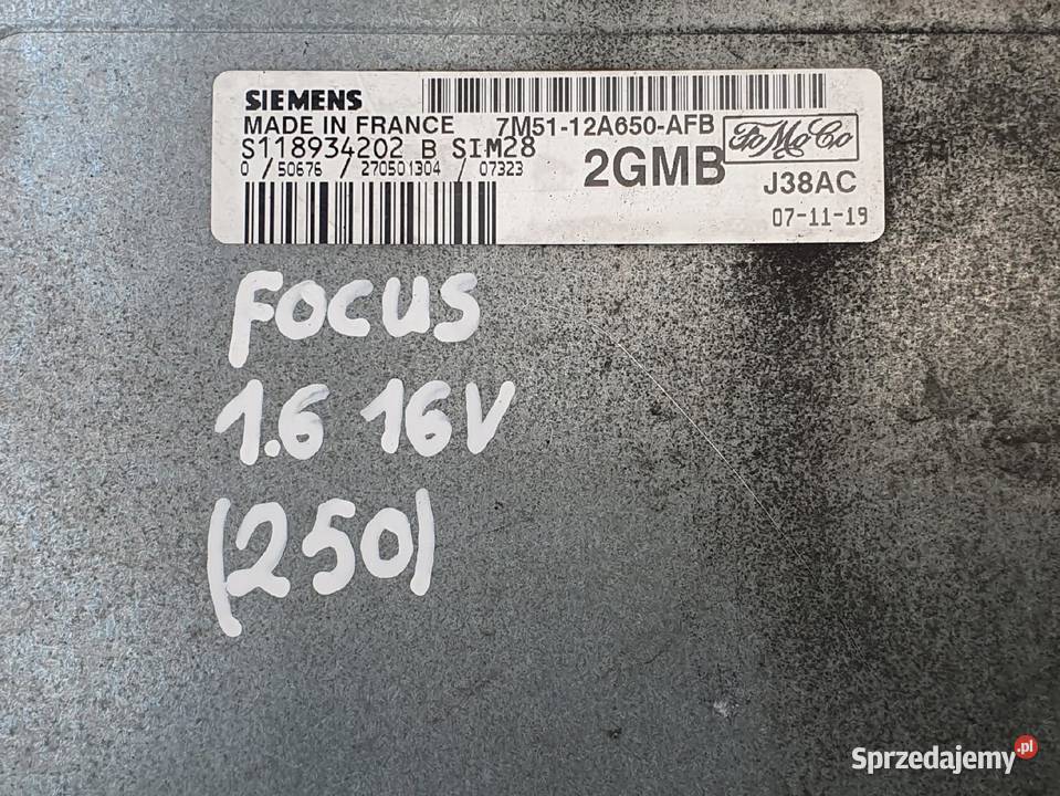 STEROWNIK SILNIKA Ford Focus MK2 C 16 16V Komputery Chełm