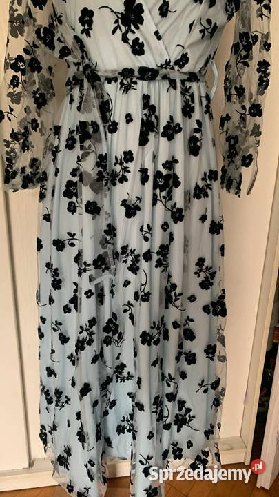 Piękna sukienka błękitna Moda i Styl podkarpackie Boguchwała sprzedam