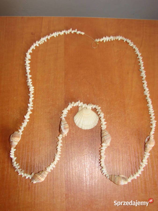 naszyjnik z muszelek Pruszcz Gdański