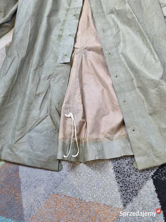 Wojskowy płaszcz przeciwdeszczowy Lublin sprzedam