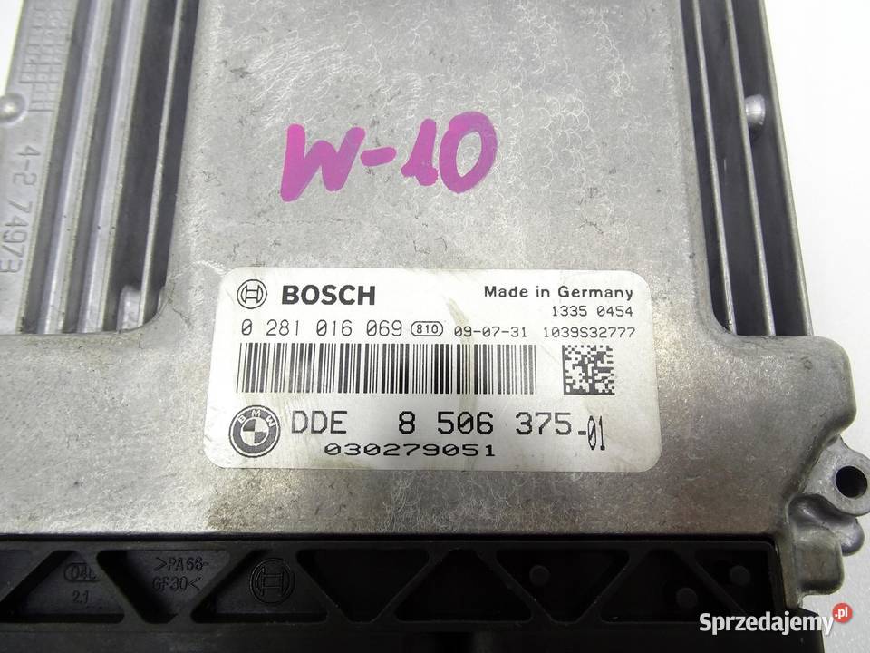 KOMPUTER STEROWNIK SILNIKA 8506375 20 D BMW E87 osobowe Komputery małopolskie
