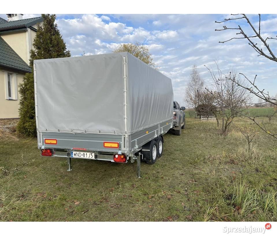 Przyczepa EURO B26003K5 DMC 2700 SZARA Rydwan Zielona Góra