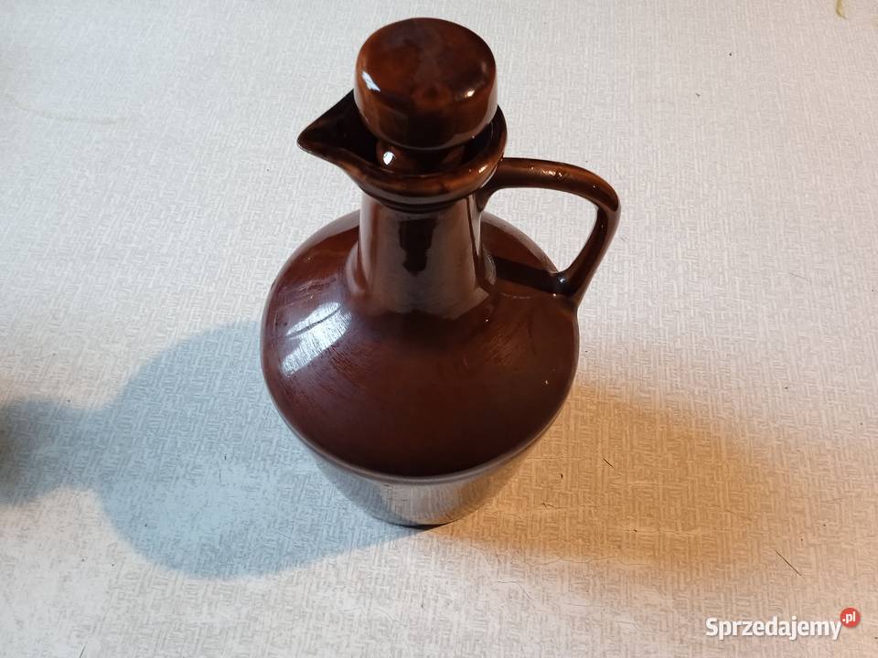 Duża ceramiczna karafka ZMO Jaroszów z lat 70ych Koźminek