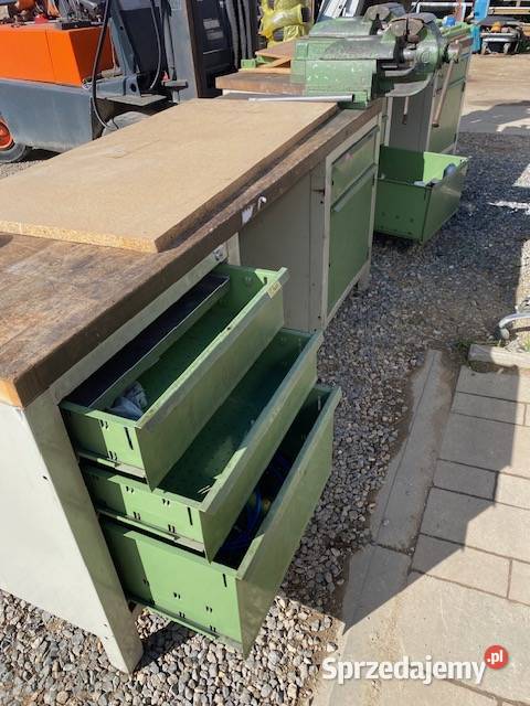 stół warsztatowy stół roboczy ślusarski imadło Brzesko