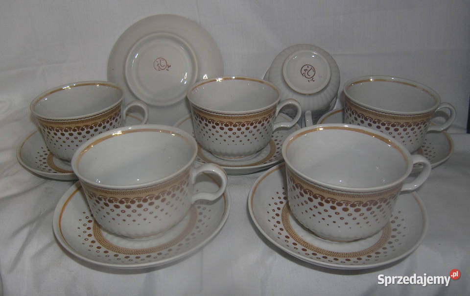 serwis kawowy vintageTernopil Porcelain Factory Bartków
