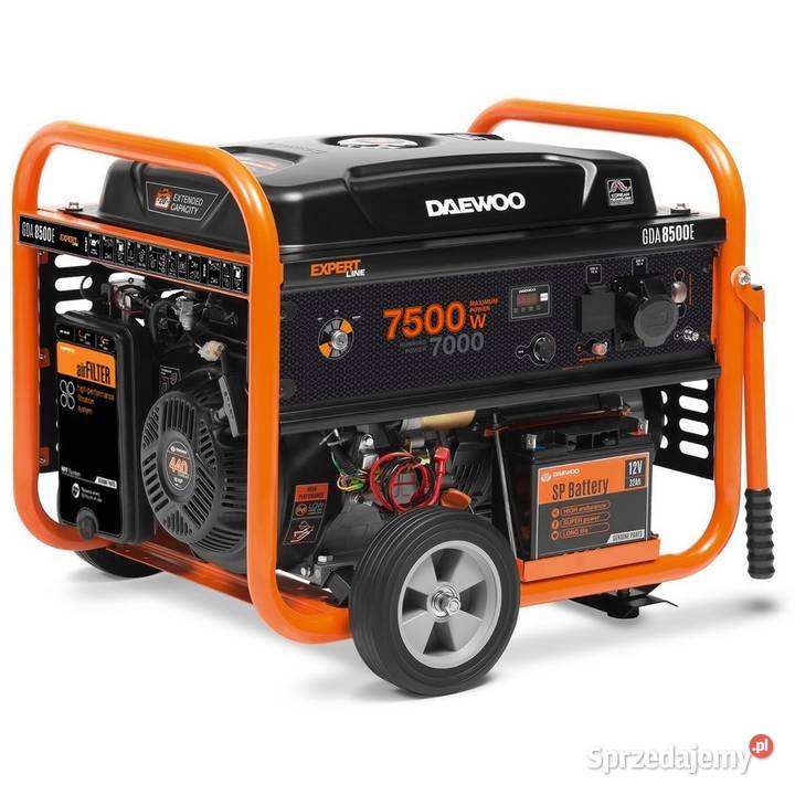 DAEWOO GDA 8500E AGREGAT GENERATOR PRĄDOTWÓRCZY Z ROZRUSZNI…