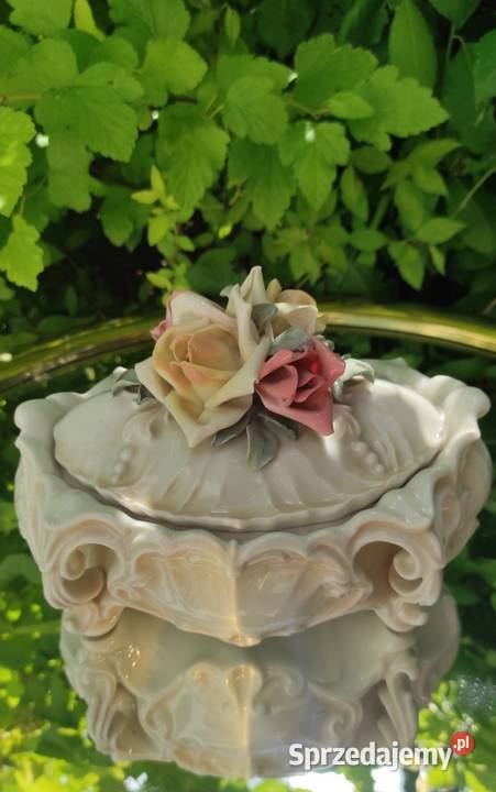 SZKATUŁA PORCELANOWA KARL ENS VOLKSTEDT RÓŻE Pabianice sprzedam