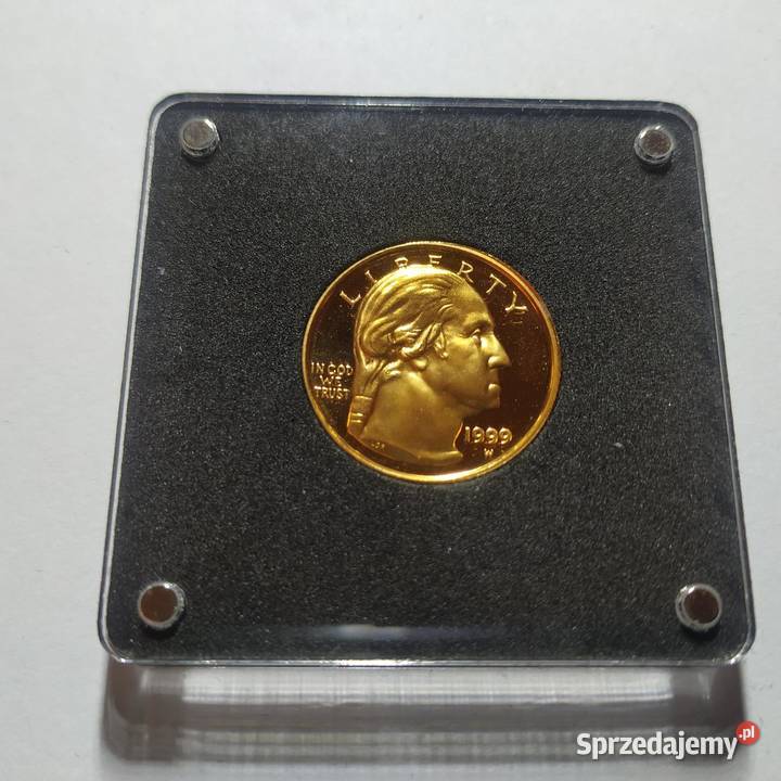 Złote 5 Dolarów Pamiątkowe JERZY WASZYNGTON z Piła