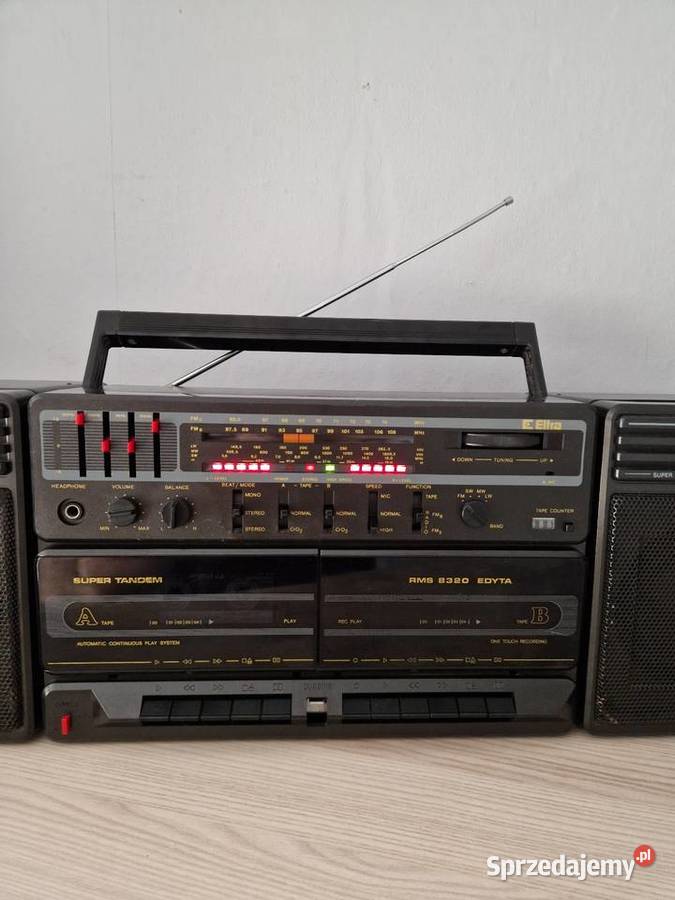 Radio boombox Unitra Eltra Edyta 2 RMS 8230 88 Koronowo