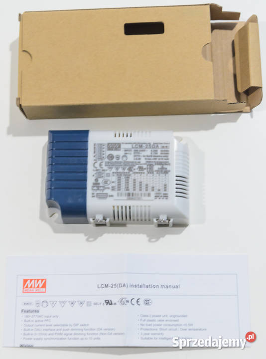 Zasilacz Mean Well LCM25DA 654V 25W stałoprądowe Częstochowa sprzedam