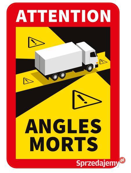 Naklejka ANGLES MARTS martwe pole 170 x 250 mm małopolskie Kamionna sprzedam