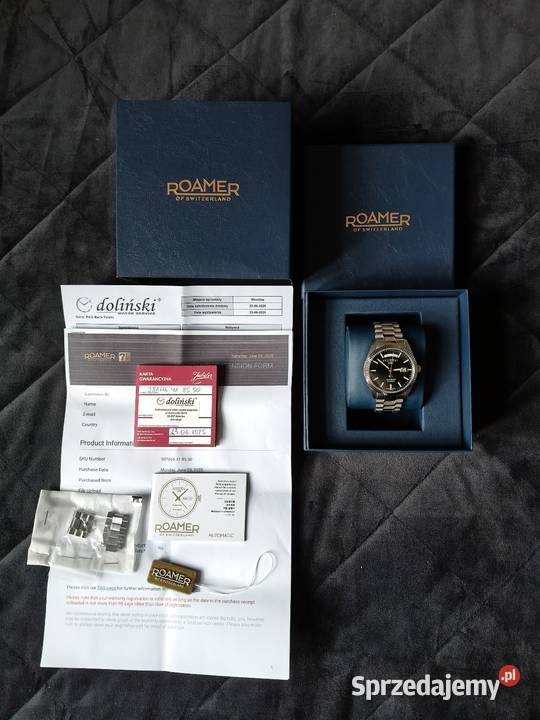 Szwajcarski zegarek automatyczny Roamer Kraków