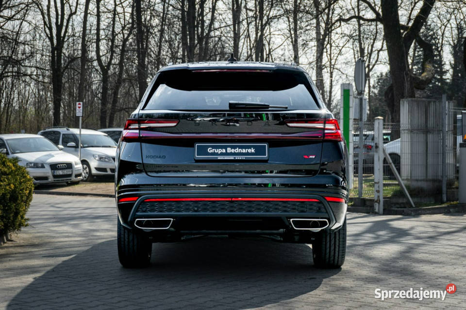 koda Kodiaq RS 20 TSI 265 DSG 4x4 Dostępny ręki czujnik zmierzchu Łódź