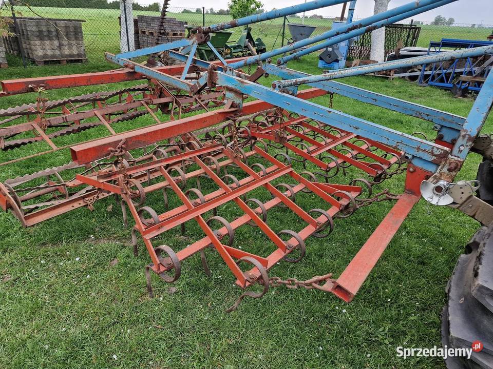 Agregat uprawny brona sprężynowa Rau z Wałkami Starokrzepice