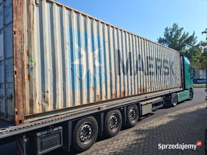 Kontener morski 40HC z dostawą szczelny stalowy Rawa Mazowiecka sprzedam