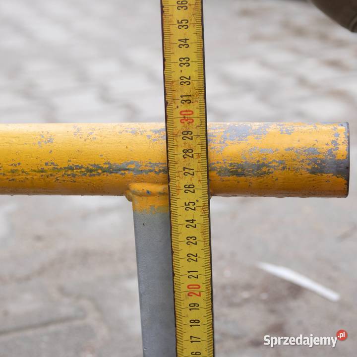 Barierka Ochronna Stalowa z Poprzeczką Odbojnica Chmielów