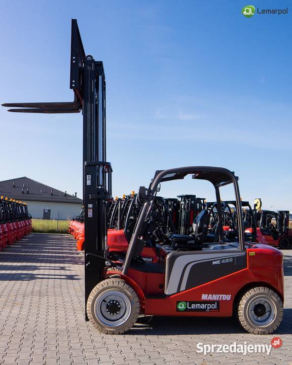 Elektryczny wózek widłowy Manitou ME 450 80V Zator