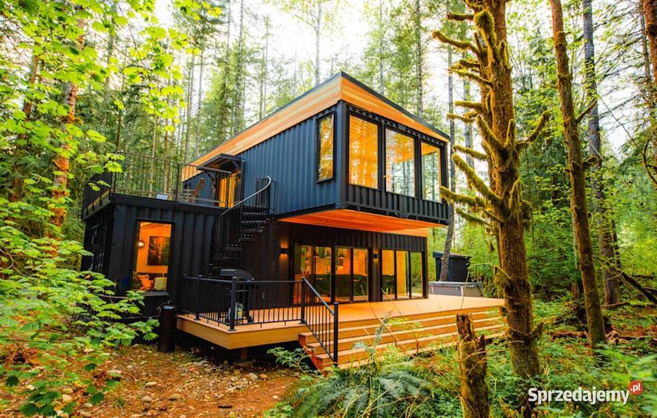 domek całoroczny z kontenerow adaptacja Warszawa