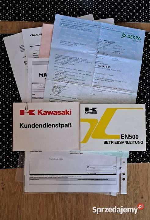 KAWASAKI EN 500 VULCAN PRZEBIEG 20 SERWISIE Niemianowice