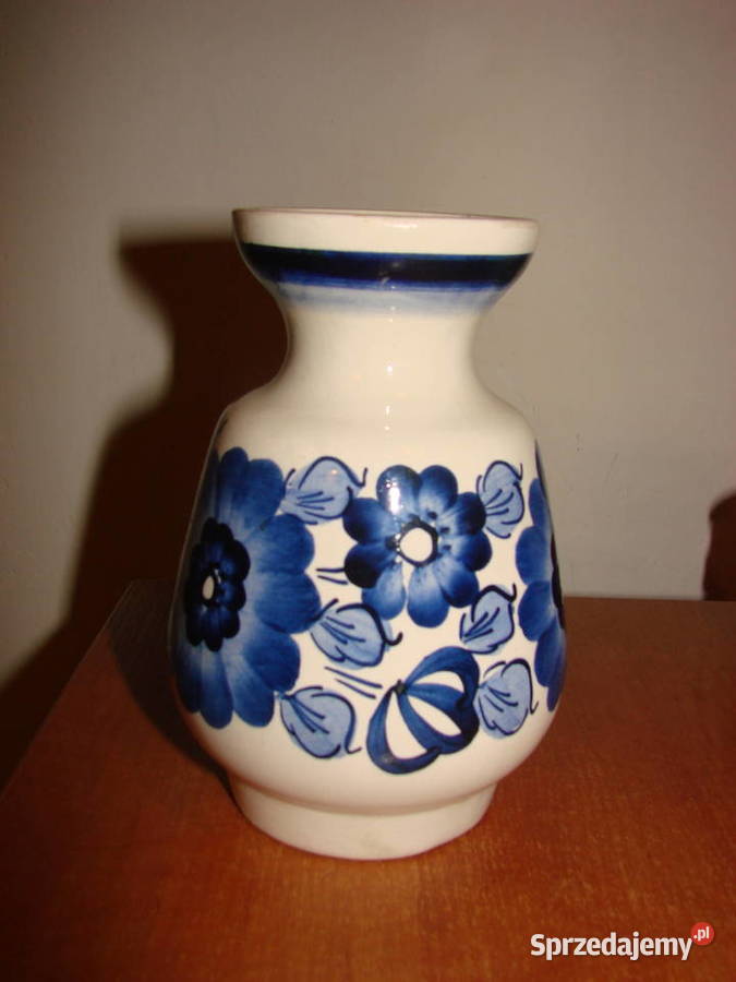 Włocławek fajansowy wazonik 145 PRL Pruszcz Gdański