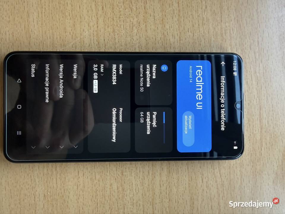 Telefon Realme Note 50 stan Łódź