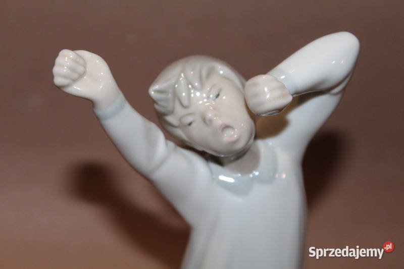 Figurka zmęczonego chłopca Lladro 123 Szczecin sprzedam