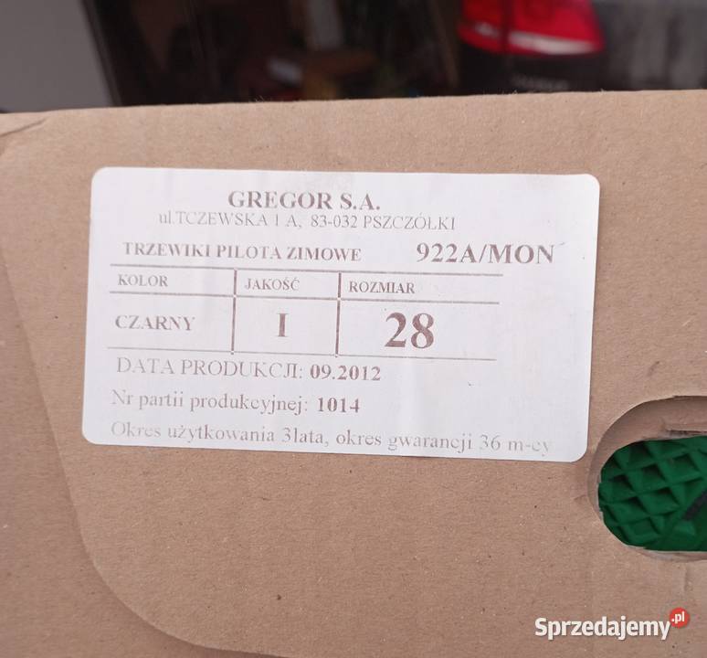 Buty wojskowe pilota wz 922 28 43 Orońsko