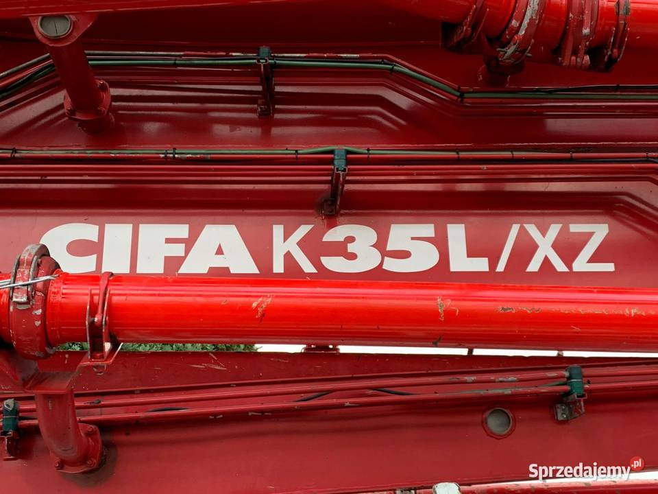 Pompa do betonu CIFA K 35m Mercedes mazowieckie Warszawa sprzedam