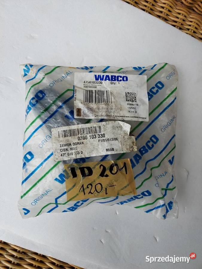 Zawór ograniczający ciśnienia WABCO 475 010 333 Łazy