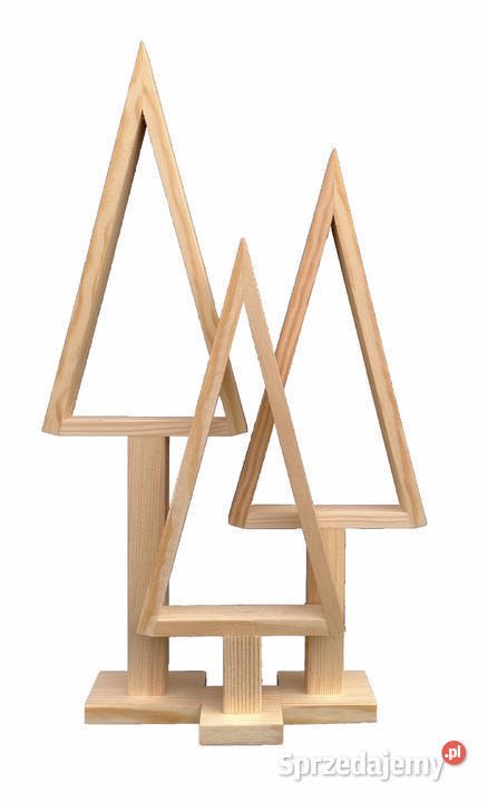 Choinki drewniane baza do ozdabiania 3 Wysokość sprzedam