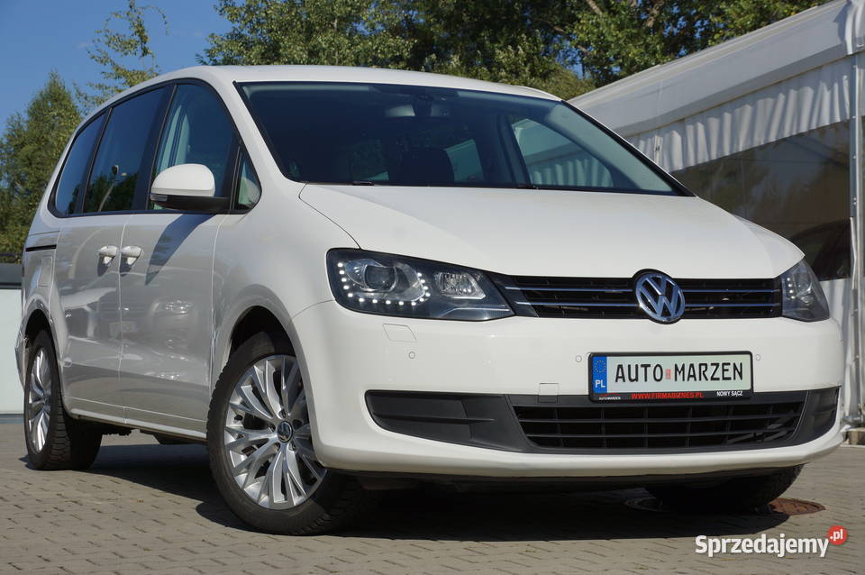 Volkswagen Sharan 20 TDI CR 140 4x4 Biksenon centralny zamek Nowy Sącz