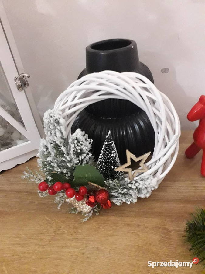 Stroiki świąteczne dekoracje handmade Warszawa