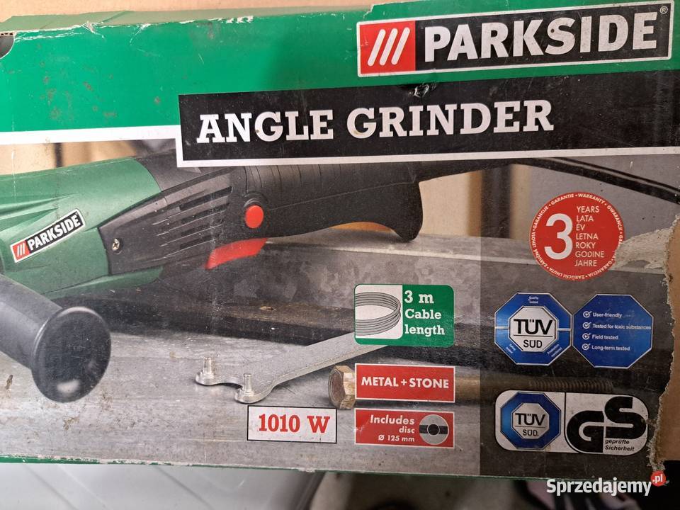 Szlifierka kątowa Parkside pomorskie Mosty